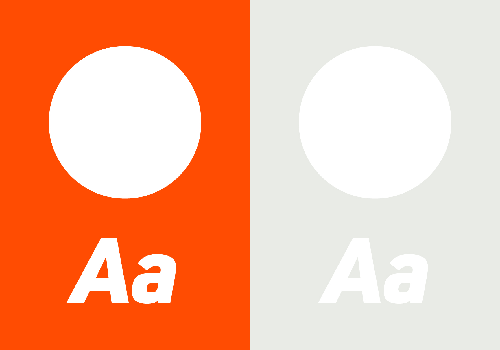Visualisierung eines Farbkontrast